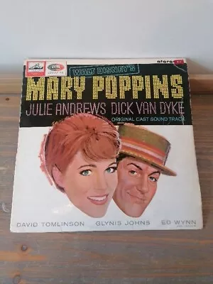 Walt Disney's Mary Poppins Vinyl LP Record Mono 1964 Julie Andrews Dick Van Dyke • £8.99