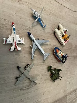 Vintage Micro Machines Aircraft Lot Of 7 Boat Air Force One Police Military+ • $19.99