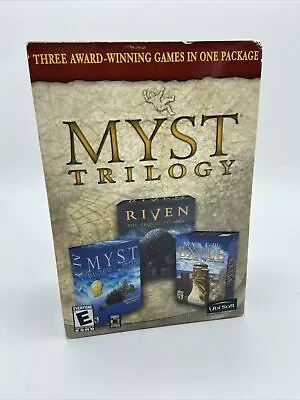 Myst Trilogy - Myst Masterpiece / Riven / Myst III Exile - Brand New (Unopened) • $23