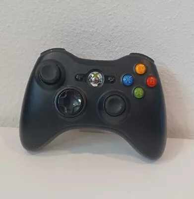 Microsoft Xbox 360 Wireless Gaming Controller - Black NOT WORKING/PARTS ONLY  • $9.99