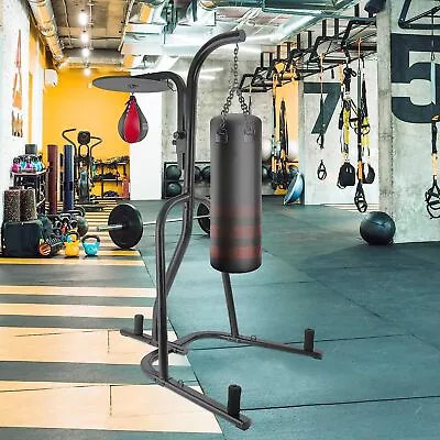 Punching Bag Stand Home Gym Heavy Bag Stand For Kickboxing Boxing And MMA 110lb • $164.99