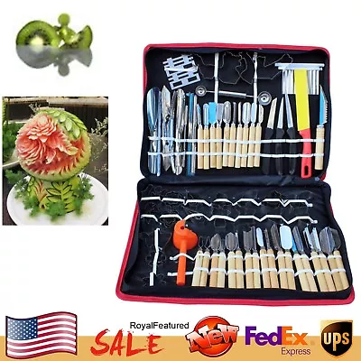 80pcs/Set Culinary Carving Tool Set Asian Vegetable Fruit Food Carving Tool • $24.70