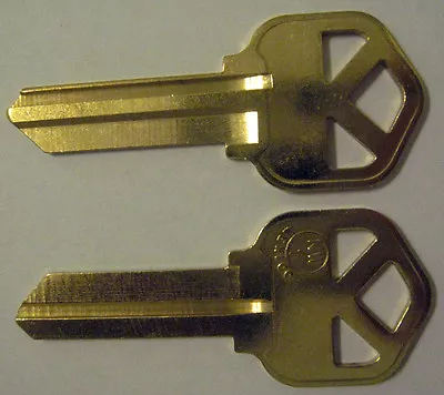 $1.99 • Buy 2 Brass Blank House Keys For 5 Pin Kwikset Lock Kw1 Can Be Punched To Your Code 