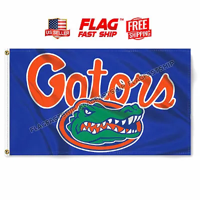 Florida Gators Flag ~ Large 3'X5' University Of Florida NCAA FAST Free Shipping • $12.98