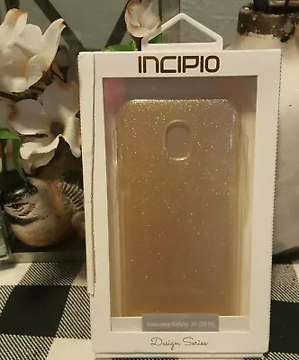 $7.50 • Buy Incipio Design Series Gold Glitter Case For Samsung Galaxy J3 (2018) 