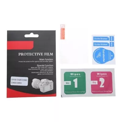 Screen Protector Tempered Glass Camera LCD Guard Cover Film For D3200 New • $6.76