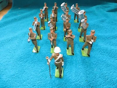 Vintage Lead Army Marching Band Hand Painted X 17  1/32 • £9.95