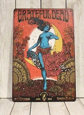 The Grateful Dead Tin Sign Live In Concert 1972 Tour Vintage Ad Metal Poster XZ • $10.97