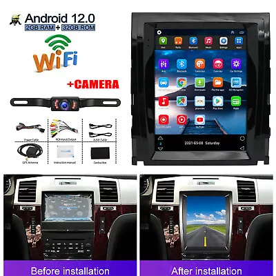 9.7  Carplay For Cadillac Escalade ESV EXT SLS 2007-2014 Car Stereo Radio 2G+32G • $188.98