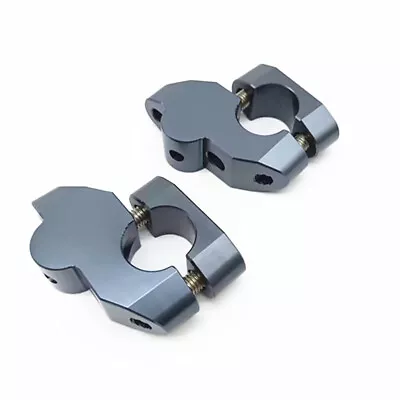 2Pcs Motorcycle ATV 22mm 7/8  Handlebar Riser Clamp Handle Bar Back Mount Extend • $30.50