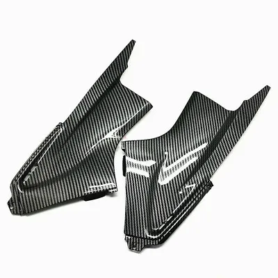 $35.62 • Buy Carbon Fiber Side Air Duct Cover Fairing Insert Part For Yamaha YZF R6 2003-2005