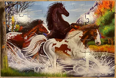 Melissa & Doug Puzzle Horse Floor 2 X 3 Feet 48 Piece Pony Large #426 • $12