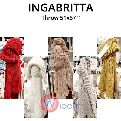 $49.99 • Buy IKEA INGABRITTA Throw 51x67  