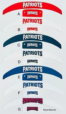 $14.65 • Buy Patriots MINI Helmet 3D Bumpers, Speed Version