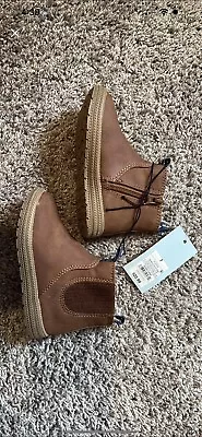 Cat & Jack Faux Suede Toddler Boy Esteban Boot. Size 7. New With Tag. • $15