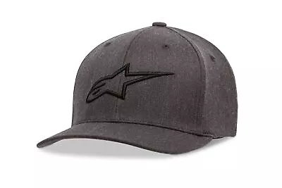 Alpinestars Mens Curve Flexfit Cap ~ Ageless Charcoal/black • $42.90