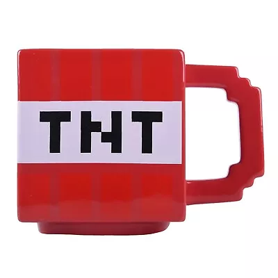 Minecraft Mug TNT Red Square Cube Shaped Coffee Mug Collectible 24oz Ceramic Mug • $21