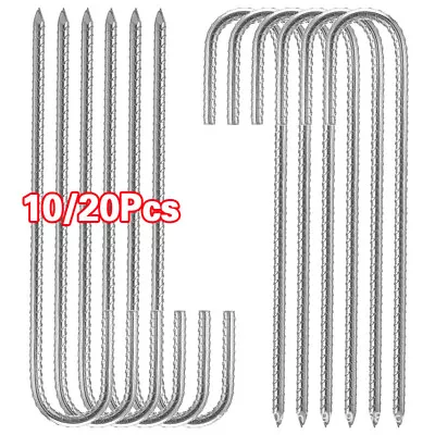 Heavy Duty Tent Pegs Smith & Barker Galvanised Marquee Trampoline J Pegs 30x8cm • £19.88