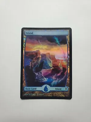 MTG Magic FOIL Full Art Island 236 Zendikar NM  • $18.99