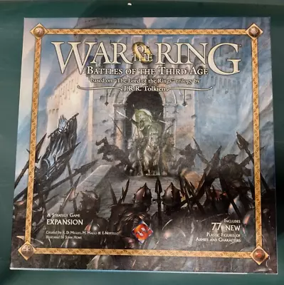 FFG LotR War Of The Ring Expansion - Battles Of The Third Age Box VG+ • £16.21