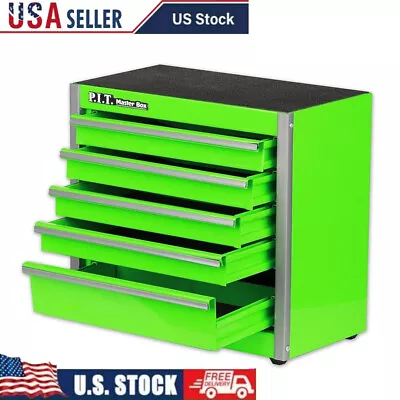 Tool Box 5-Drawer Micro Roll Cab Steel Tool Storage Box W/ Liner Lightweight NEW • $72.15