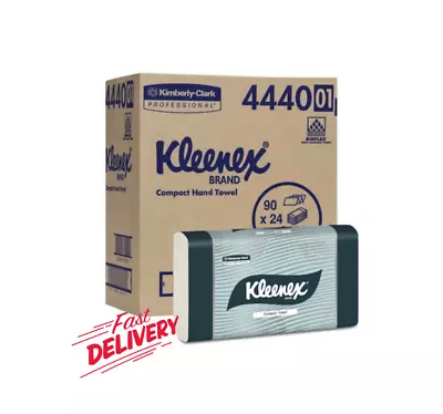 Kimberly Clark Kleenex Compact Hand Towel 24 Packs X 90 Towels (4440) • $60