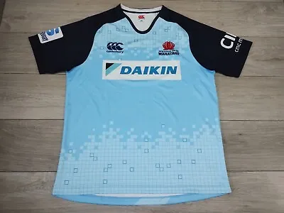 New South Wales Waratahs Rugby Home Shirt 2017 Canterbury 2XL Jersey Top XXL C8X • £34.99