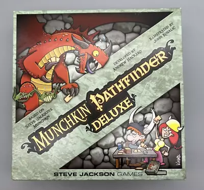 Munchkin Pathfinder Card Game: Deluxe Edition Steve Jackson Games 2014 Unused • $32