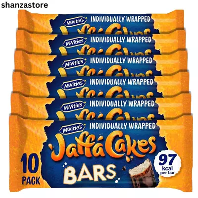 McVitie's Jaffa Cake Bars10 Bars (Pack Of 6) | UK Free And Fast Dispatch • £24.99