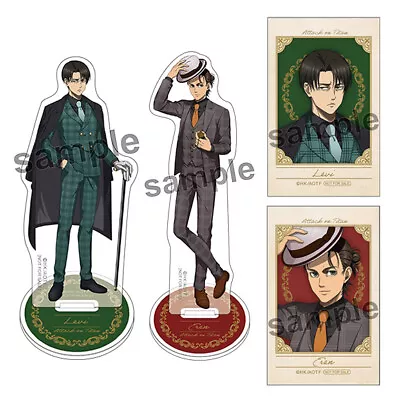 Attack On Titan Acrylic Stand Collection Card LEVI ACKERMAN EREN YEAGER • £3.50