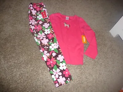 NEW NWT Gymboree Girls Size 6 Beautiful Pony Club Cord Floral Pants/horse Shirt • $46.99