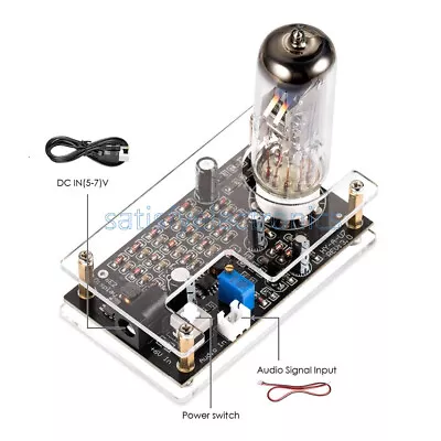 HiFi Magic Eye 6E2 EM87 Preamp Tube Audio Level Indicator VU Meter Driver Board • $34.03