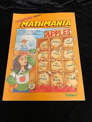 Highlights For Children-puzzlemania + Math = Mathmania  • $4.24