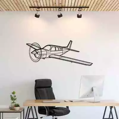 Wall Art Home Decor 3D Acrylic Metal Plane Aircraft USA Silhouette A36 Angle • $109.99