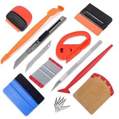 Car Wrap Vinyl Tools Kit Sticker Decal Sheet Film Tint DIY Wrapping Gloves Tools • $9.49