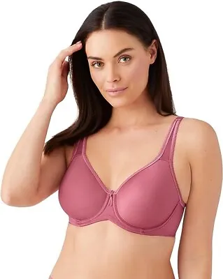 Wacoal 34g #853192 Basic Beauty Underwire Spacer T-shirt Bra Rose Wine Nwt • $46.99