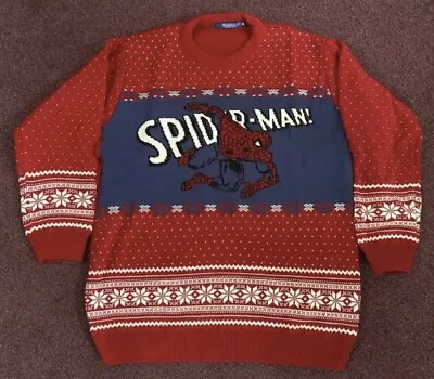 $16.92 • Buy Action Figure Spider Man Christmas Jumper Size Medium