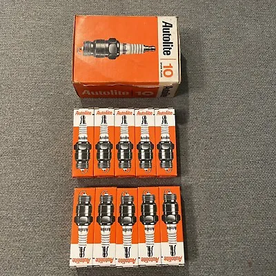 Autolite Vintage NOS Spark Plugs No. 13 - Box Of 10 In Original Box • $18.99