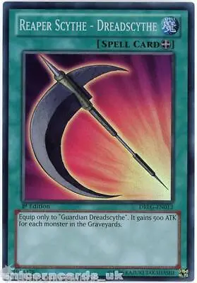 DRLG-EN012 Reaper Scythe - Dreadscythe Super Rare 1st Edition Mint YuGiOh Card • £0.99