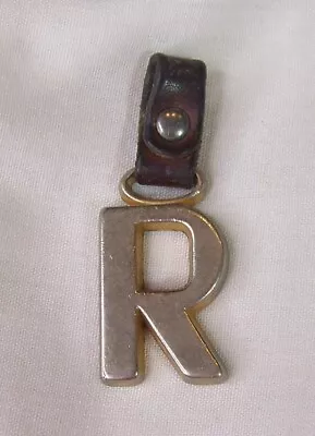 Vintage Letter R Monogram Initial Pendant Key Watch Fob • $5.99