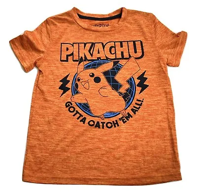$6.99 • Buy Jumping Beans Boys Pokemon Pikachu Gotta Catch 'Em All! Tee Shirt New 4, 5, 6