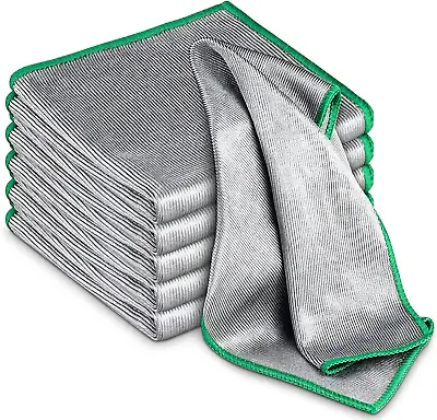 Glass Polishing Cloth Streak Free Miracle Cleaning Cloth Lint Free Microfiber Cl • $18.74