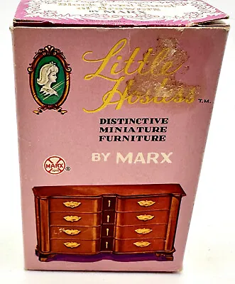 Vtg Marx Little Hostess Furniture Chest Of Drawers Hong Kong Boxed • $19