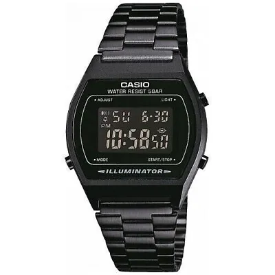 Casio Unisex Wristwatch Retro Classic B640WB-1Bef Illuminator Black New • $24.78