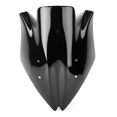 Windscreen Windshield Fit Kawasaki Z1000 2007 - 09 Black ABS Plastic Motorcycle • £14.45