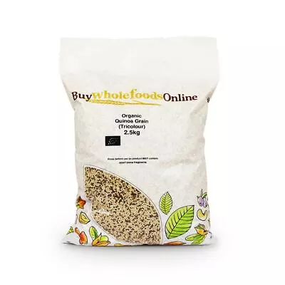 Organic Quinoa Grain (Tricolour) 2.5kg | BWFO | Free UK Mainland P&P • £20.33