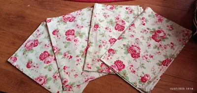 Cath Kidston Rosali Pillowcases X 4 Shabby Chic Floral IKEA Collaboration • £22.99