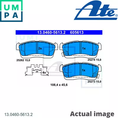 Brake Pad Set Disc Brake For Daihatsu Cuore/vi/vii Mira Charade Sirion Boon 1.0l • £67.26