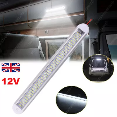 120 LED 12V Interior Lights Strip Bar Lamp Car Van Bus Caravan ON/OFF Switch UK • £6.59