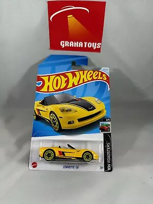 Corvette C6 #40 Yellow 2/5 Roadsters 2024 Hot Wheels Case H • $2.89